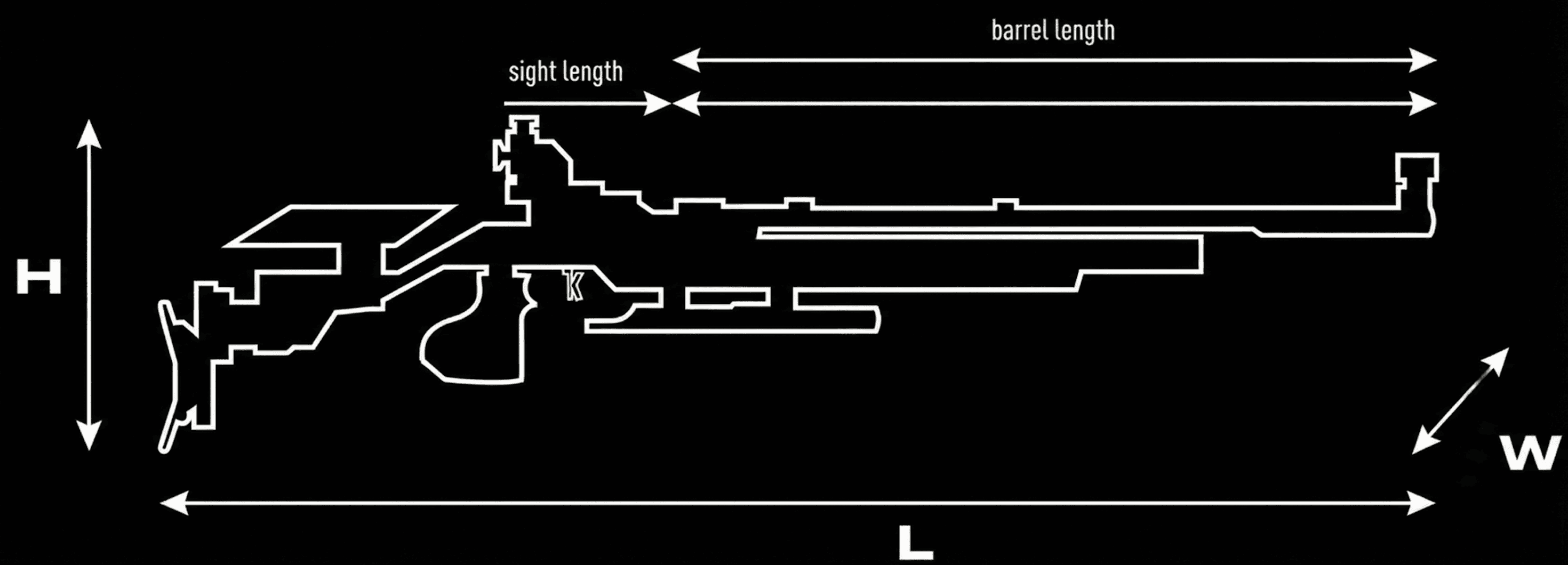 LG500 Expert RE M dimensioned drawing